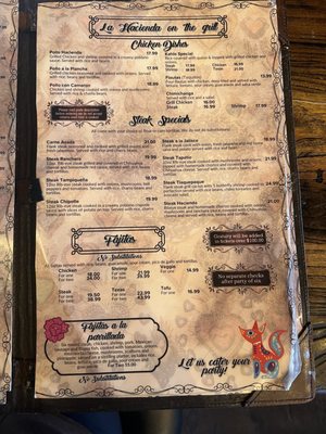Menu photo 2 La Hacienda Atlanta, GA Menu photo 2 La Hacienda Atlanta, GA