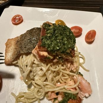 Fleetwood Haymarket - Pesto Alfredo Salmon - New American Near Me - Lincoln, Nebraska Fleetwood Haymarket - Pesto Alfredo Salmon - New American Near Me - Lincoln, Nebraska