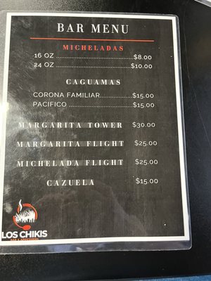 Menu photo 7 Los Chikis Lake Havasu City, AZ