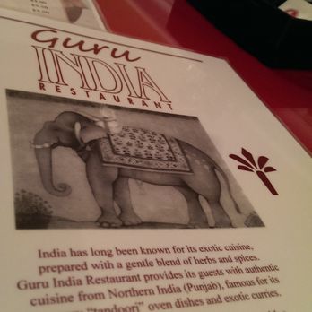 Guru India - Quite an extensive menu. They tried to fit in everything in just two pages. - Indian Near Me - Crescent Springs, Kentucky Guru India - Quite an extensive menu. They tried to fit in everything in just two pages. - Indian Near Me - Crescent Springs, Kentucky