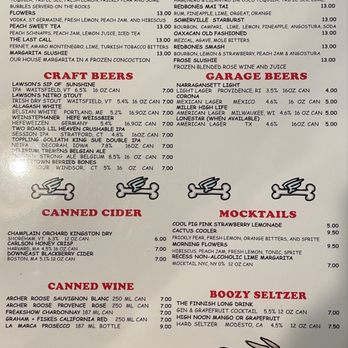 Redbones BBQ - Drink Menu (1/2) as of 4/12/26 - Barbeque Near Me - Somerville, Massachusetts