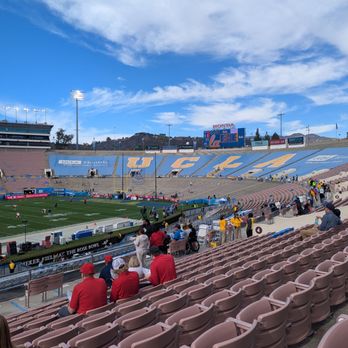 Rose Bowl Stadium - End zone view from our seats - Stadiums & Arenas Near Me - Pasadena, California