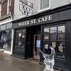 Water St Cafe - Exterior with ice sculpture