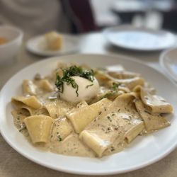 Pasta Porcini Mushroom Burrata Cheese