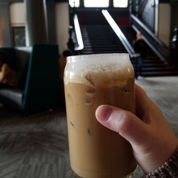 Coat Check Coffee - Classic cold latte - Coffee & Tea Near Me - Indianapolis, Indiana