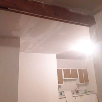 Jor-EL Priority Improvements - Progress picture of ceiling drywall - Demolition Services Near Me