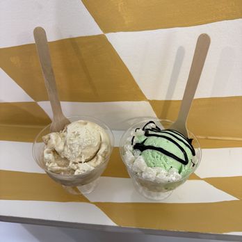 Noona's Ice Cream - Banana Mochi & Pandan with Sesame Sauce and Mochi | IG & TikTok @territheplatypus.eatz - Ice Cream & Frozen Yogurt Near Me - New York, New York Noona's Ice Cream - Banana Mochi & Pandan with Sesame Sauce and Mochi | IG & TikTok @territheplatypus.eatz - Ice Cream & Frozen Yogurt Near Me - New York, New York