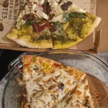 Your Pie - Customized Nat's Chicken Pesto fail! TOP: What was delivered.. BOTTOM: After we doctored it up! (They forgot our sauce & cheese) - Pizza Near Me - Norfolk, Virginia Your Pie - Customized Nat's Chicken Pesto fail! TOP: What was delivered.. BOTTOM: After we doctored it up! (They forgot our sauce & cheese) - Pizza Near Me - Norfolk, Virginia
