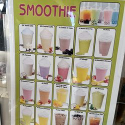 Donuts Hot & Fresh Kolaches - Smoothie menu