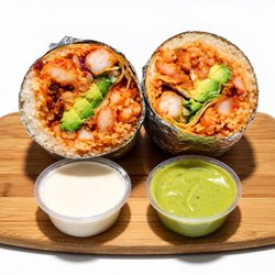 Chanos Latin Kitchen - Shrimp burrito