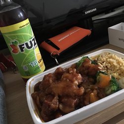 Hong Taste - Orange chicken. Pork fried rice. (Do not like the orange slices in it though)