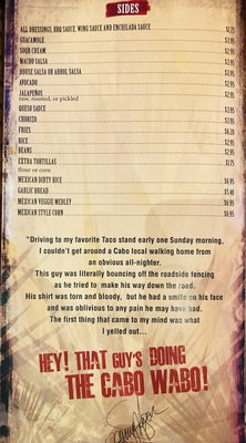 Menu photo 8 Cabo Wabo Cantina Las Vegas, NV Menu photo 8 Cabo Wabo Cantina Las Vegas, NV