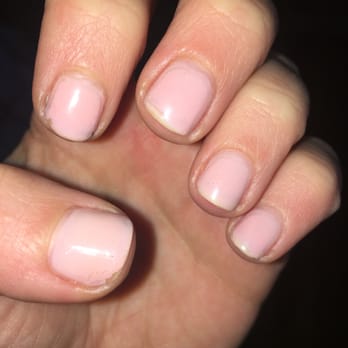 Soho Nails & Spa - Mani 3 days old. And that raised square in the middle of the nail.. How do you even manage that? - Nail Salons Near Me - Highland Park, New Jersey