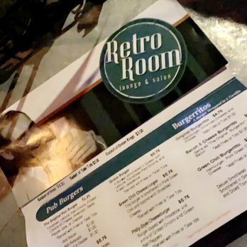 The Retro Room - Menu - Lounges Near Me - Denver, Colorado The Retro Room - Menu - Lounges Near Me - Denver, Colorado