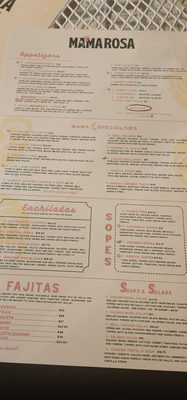 Menu photo 2 Mama Rosa Olive Branch, MS Menu photo 2 Mama Rosa Olive Branch, MS