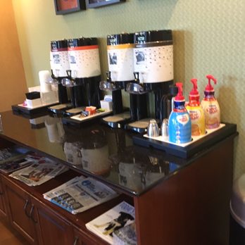 Hampton Inn & Suites Red Bluff - Coffee station (sorry for the blurry pic) - Hotels Near Me - Red Bluff, California Hampton Inn & Suites Red Bluff - Coffee station (sorry for the blurry pic) - Hotels Near Me - Red Bluff, California
