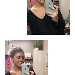 Mahalo Spray Tanning - Top before / bottom after - now letting the rapid sink in just a few hours