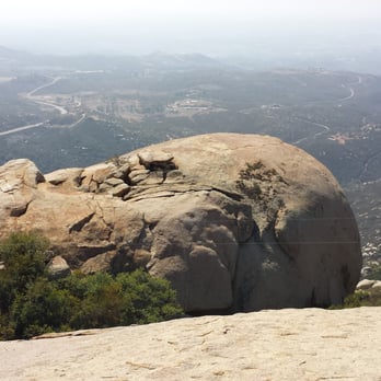 Mount Woodson Trail - The view to the West at the peak - Hiking Near Me - Poway, California