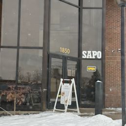 Exterior outside entrance of Sapo Coffee House - Wyoming, Michigan Exterior outside entrance of Sapo Coffee House - Wyoming, Michigan
