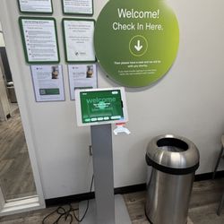 Quest Diagnostics - Check in station at Quest Diagnostics inside of Walmart/Spring Branch, Tx.There is no live person to check in with at this location.