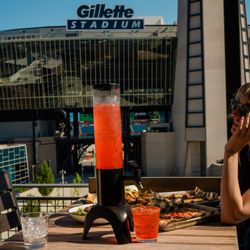 The Harp Patriot Place - It's 5 O'clock Somewhere - build your margarita tower!