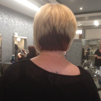 Euphoria Salon & Spa - This is the ridiculous color and cut I received- and was charged. She ruined my hair! - Hair Salons Near Me - Buffalo, New York Euphoria Salon & Spa - This is the ridiculous color and cut I received- and was charged. She ruined my hair! - Hair Salons Near Me - Buffalo, New York