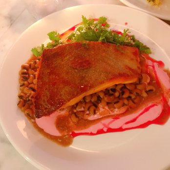 The Vandal - Ocean Trout. Smell and taste like Salmon. Pretty good! The pink sauce is marvelous with a little hint of lemon. - Wine Bars Near Me - Pittsburgh, Pennsylvania