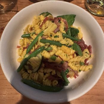 Prato - Gluten free pasta with prosciutto, green beans, and spinach - Pizza Near Me - Winter Park, Florida Prato - Gluten free pasta with prosciutto, green beans, and spinach - Pizza Near Me - Winter Park, Florida