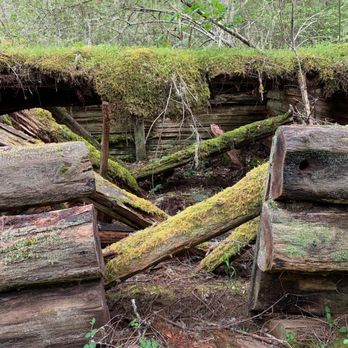 Lopez Hill Preserve - Looks like the roof caved in. - Parks Near Me - Friday Harbor, Washington Lopez Hill Preserve - Looks like the roof caved in. - Parks Near Me - Friday Harbor, Washington