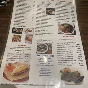 Boulder Pho - Vietnamese Near Me - Boulder, Colorado