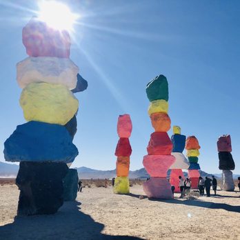 Seven Magic Mountains - Public Art Near Me - Las Vegas, Nevada Seven Magic Mountains - Public Art Near Me - Las Vegas, Nevada