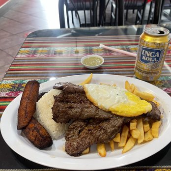Sabor a Peru - Bistec a lo Pobres - Peruvian Near Me - Covina, California Sabor a Peru - Bistec a lo Pobres - Peruvian Near Me - Covina, California