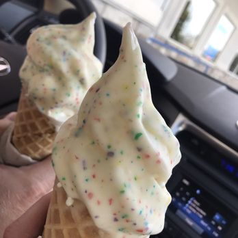 Arctic Circle - two cones of ice cream with sprinkles - Fast Food Near Me - Herriman, Utah