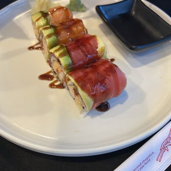 Mizu - S1. New Rainbow Roll - Japanese Near Me - Savannah, Georgia