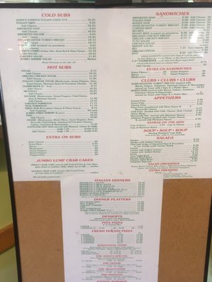 Menu photo 3 Johns Italian Deli Halethorpe, MD
