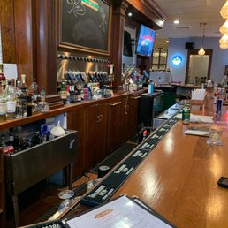 the bar
