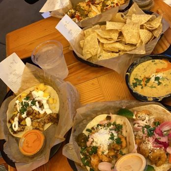 Torchy's Tacos - Baja Shrimp Taco, Green Chile Queso Chips - Half Order, Chicken Fajita Taco - Tex-Mex Near Me - Dallas, Texas Torchy's Tacos - Baja Shrimp Taco, Green Chile Queso Chips - Half Order, Chicken Fajita Taco - Tex-Mex Near Me - Dallas, Texas
