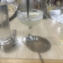 Amazing drinks as well Lemon Drop
