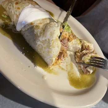 El Vaquero Authentic Mexican - Carnitas burrito gigante - Mexican Near Me - Arnold, California