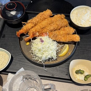 Tonkatsu Kuro - We were impressed with the size and golden fry of the shrimp katsu - Japanese Near Me - Honolulu, Hawaii Tonkatsu Kuro - We were impressed with the size and golden fry of the shrimp katsu - Japanese Near Me - Honolulu, Hawaii