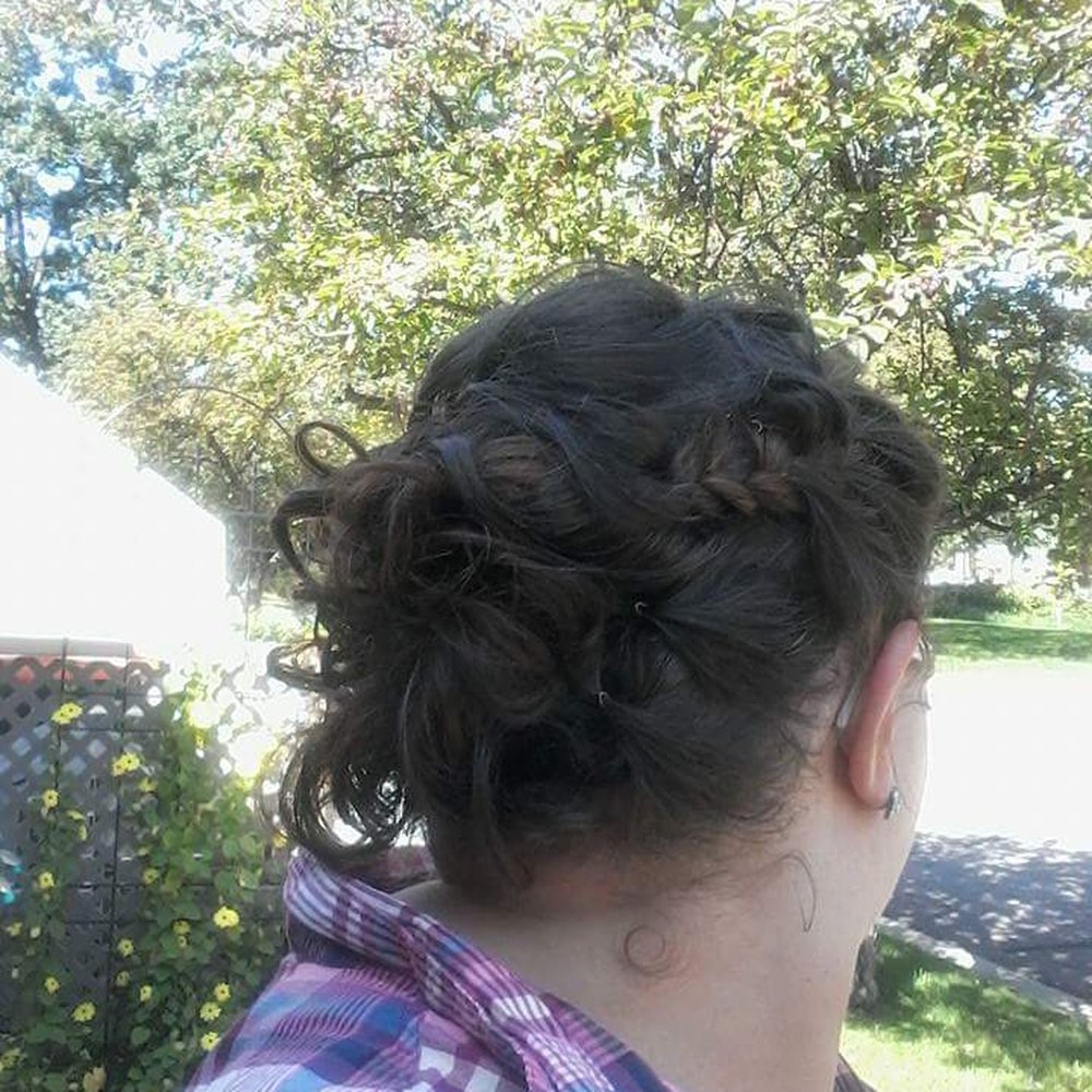 Todaze Hair - Back shot. Side braids into bun. - Hair Salons Near Me - Blaine, Minnesota Todaze Hair - Back shot. Side braids into bun. - Hair Salons Near Me - Blaine, Minnesota