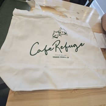 Cafe Refuge - Tote bag! - Coffee & Tea Near Me - Costa Mesa, California Cafe Refuge - Tote bag! - Coffee & Tea Near Me - Costa Mesa, California