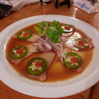 Jimotti's Restaurant - Yellowfin Jalapeno Sashimi - Japanese Near Me - Sanford, Florida Jimotti's Restaurant - Yellowfin Jalapeno Sashimi - Japanese Near Me - Sanford, Florida