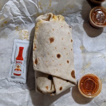 Rosa Maria's - Chile relleno two bite burrito. It's barely bigger than a tapatio packet. Lol. - Mexican Near Me - Fontana, California Rosa Maria's - Chile relleno two bite burrito. It's barely bigger than a tapatio packet. Lol. - Mexican Near Me - Fontana, California