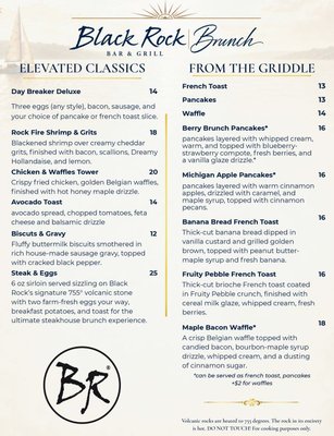 Menu photo 1 Black Rock Bar & Grill Novi, MI Menu photo 1 Black Rock Bar & Grill Novi, MI