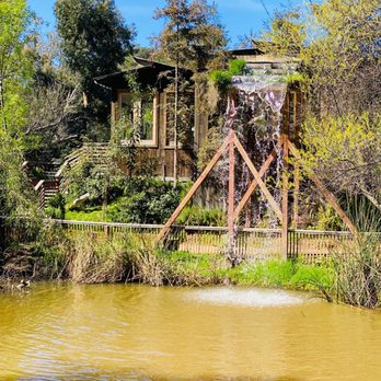 Saloon Coffee - Water Fall and Pond - Coffee & Tea Near Me - Malibu, California