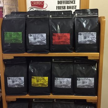 Orlando Coffee Roasters - a display of coffee beans - Coffee Roasteries Near Me - Orlando, Florida Orlando Coffee Roasters - a display of coffee beans - Coffee Roasteries Near Me - Orlando, Florida