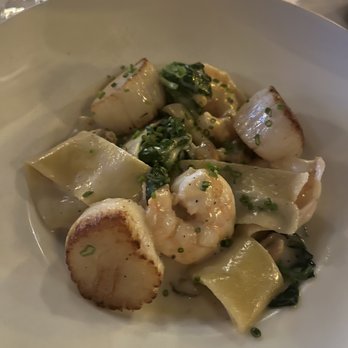 One Eleven Main - Seafood papardelle with scallop added - New American Near Me - Bel Air, Maryland One Eleven Main - Seafood papardelle with scallop added - New American Near Me - Bel Air, Maryland