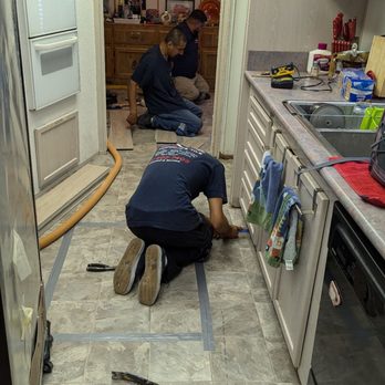 Always Improve Flooring - Kitchen before - Flooring Near Me