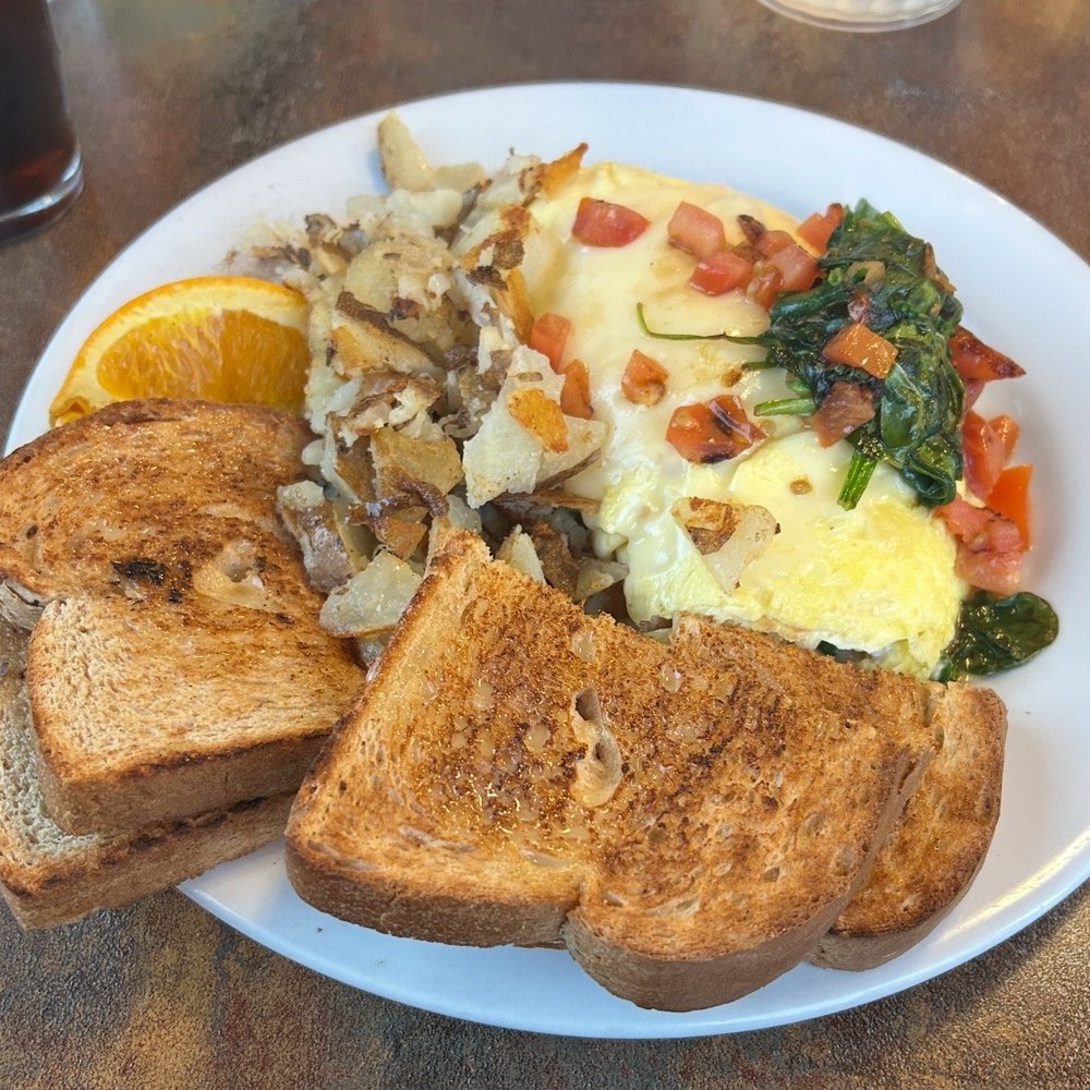 Spinach omelet Spinach omelet
